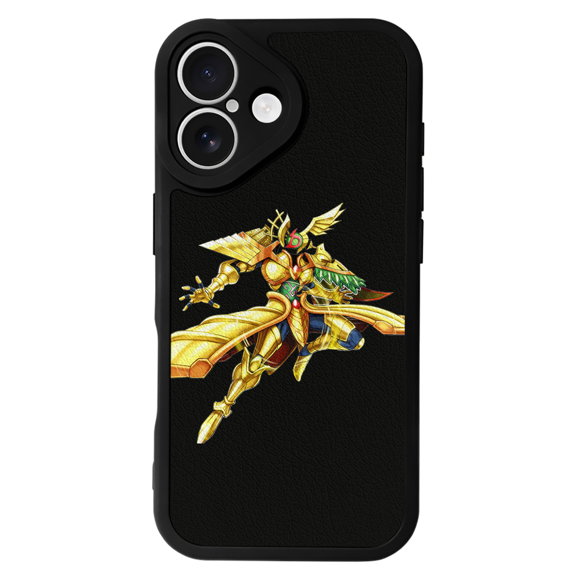 （画像用） 遊☆戯☆王 Yu-Gi-Oh! 【iPhone 16シリーズ対応】シリコンスマホケース（レザー調） 材質：シリコン